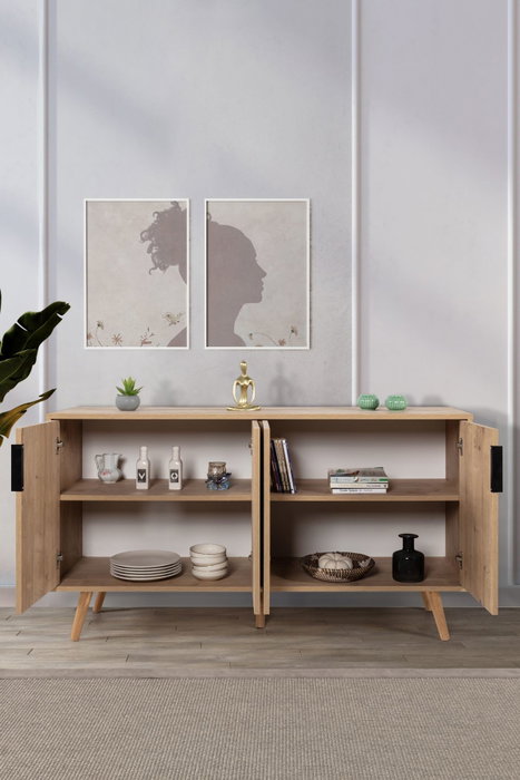 Hanah Home Sırma 4514 Consola Roble Zafiro